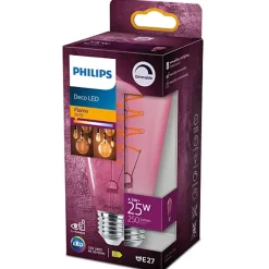 Philips Lighting Led Filamentlamp roze 25W ST19 E27 Best
