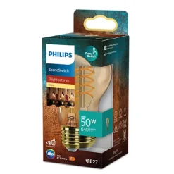 Philips Lighting Led Filamentlamp amber 50 W A60 E27 Clearance