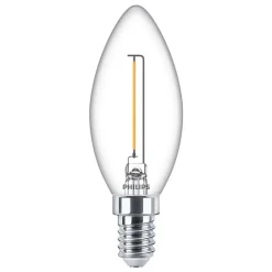 Philips Lighting LED kaarslamp Filament E14 B35 1,4W-15W Hot