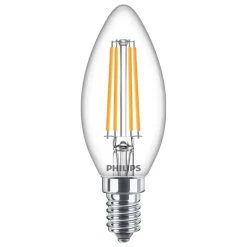 Philips Lighting LED kaarslamp Filament E14 B35 6,5W-60W Outlet
