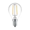 Philips Lighting LED Kogellamp Filament E14 P45 2W-25W Hot