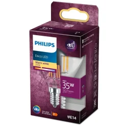 Philips Lighting LED Kogellamp Deco E14 P45 4W-35W WW Discount