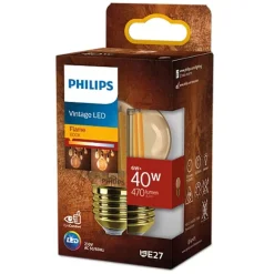 Philips Lighting LED P45 40W 1800K E27 NDSRT Amber 1PF Clearance