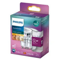 Philips Lighting Led Spot 50W PAR16 GU10 x2 Discount