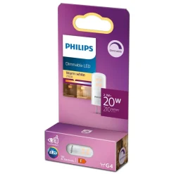 Philips Lighting LED-capsule G4 2,1W-20W WW Dimbaar New