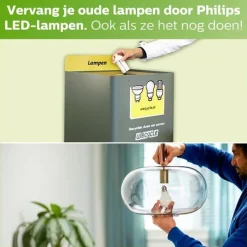 Philips Lighting LED-lamp Classic E27 A60 8,5W-75W CW New