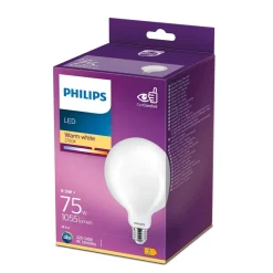 Philips Lighting LED-lamp Classic E27 G120 8,5W-75W WW Clearance