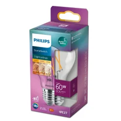 Philips Lighting LED-lamp filament E27 A60 7,5W-60W Scene Discount