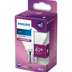 Philips Lighting LED-lamp Classic E14 P45 4,3W-40W CW Sale