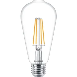 Philips Lighting LED-lamp Classic Filament E27 ST64 7W-60W Hot