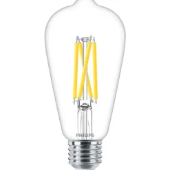 Philips Lighting LED-lamp filament E27 ST64 5,9W-60W Dimbaar New