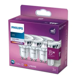 Philips Lighting LED-spot GU10 3,5W-35W Koelwit (3pcs) Clearance