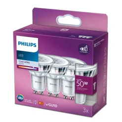 Philips Lighting LED-spot GU10 4,6W-50W Koelwit (3pcs) Online