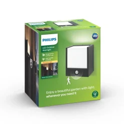 Philips Lighting Macaw wall lantern black 1x3.5W 230V Sale