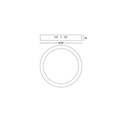 Philips Lighting MAGNEOS SF DL252 RD 284 20W 27K WH 06 Outlet