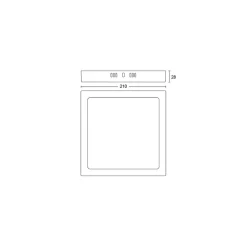 Philips Lighting MAGNEOS SF DL252 SQ 210 12W 27K BL 06 Best