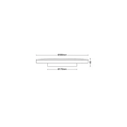 Philips Lighting Ozziet CL570 SS RD 18W 27K W HV 06 Outlet