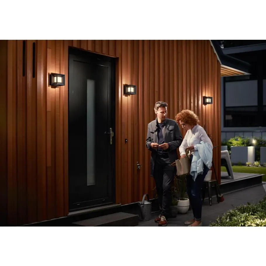 Philips Lighting Parterre wall lantern black 1x8W 230V Best