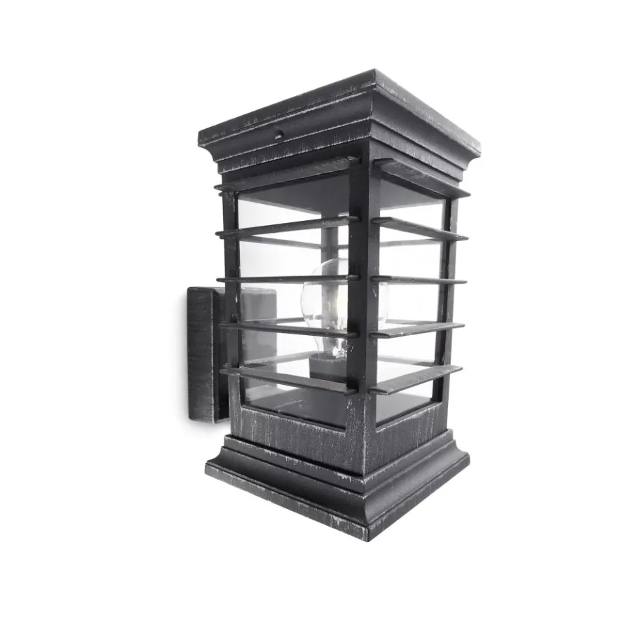 Philips Lighting Patio wall lantern grey 1x60W 230V Hot