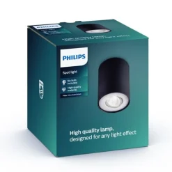 Philips Lighting PILLAR single spot black 1x20W 230V Outlet