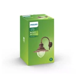Philips Lighting Raindrop wall lantern bronze 1x60W 230V Sale