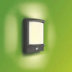 Philips Lighting Samondra IR wall lantern anthracite 1x12 New