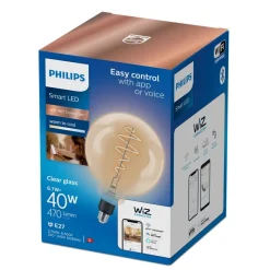 Philips Lighting Smart LED Filamentlamp Globe helder 6,7 W (gelijk aan 40 W) G200 E27 New