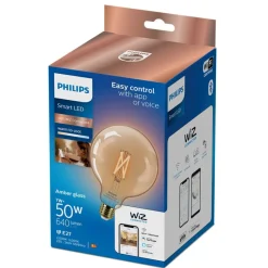 Philips Lighting Smart LED Filamentlamp Globe amberkleurig 7 W (gelijk aan 50 W) G125 E27 Outlet