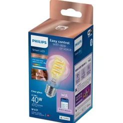 Philips Lighting Smart LED Filament doorzichtig 40W A60 E27 Best