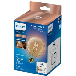 Philips Lighting Smart LED Filamentlamp Globe amberkleurig 7 W (gelijk aan 50 W) G95 E27 Outlet