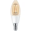 Philips Lighting Smart LED Filament kaarslamp helder 4,9 W (gelijk aan 40 W) C35 E14 Outlet