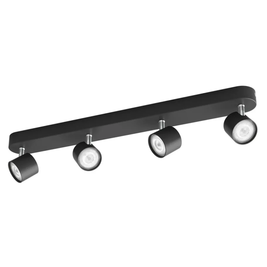 Philips Lighting STAR bar/tube black 4x4.5W SELV Dim Discount