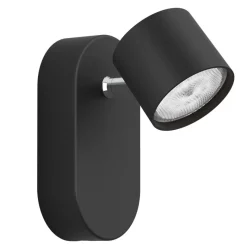 Philips Lighting STAR single spot black 1x4.5W SELV Dim Hot
