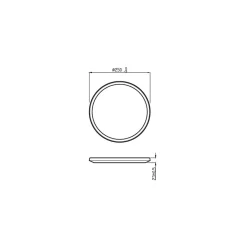 Philips Lighting SuperSlim Ceiling SSW 15W 27K Black IP54 WV Best