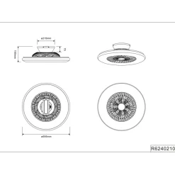 Reality Light Visby R62402106 INCL.1X40W LED Hot