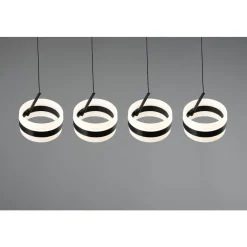 Trio Dios Hanglamp 4xLED 800lm mat zwart (331410432) Hot