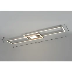 Trio GANADO - 670710507 incl.1x37W LED/4300Lm/2700 - 6500K  & incl.1x8W LED// Discount