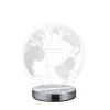 Trio GLOBE TABLE LAMP METAL CHROME Sale