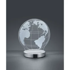 Trio GLOBE TABLE LAMP METAL CHROME Sale
