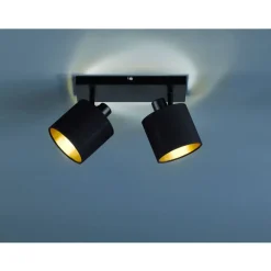 Trio RL TOMMY SPOT 2xE14 ZWART/GOUD Sale