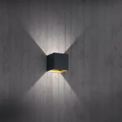 Trio WANDLAMP LOUIS INCL 1XLED METAAL MAT ZWART Hot